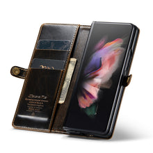 Lade das Bild in den Galerie-Viewer, Business Leather Case for Samsung Galaxy Z Fold4 5G Card holder Cover

