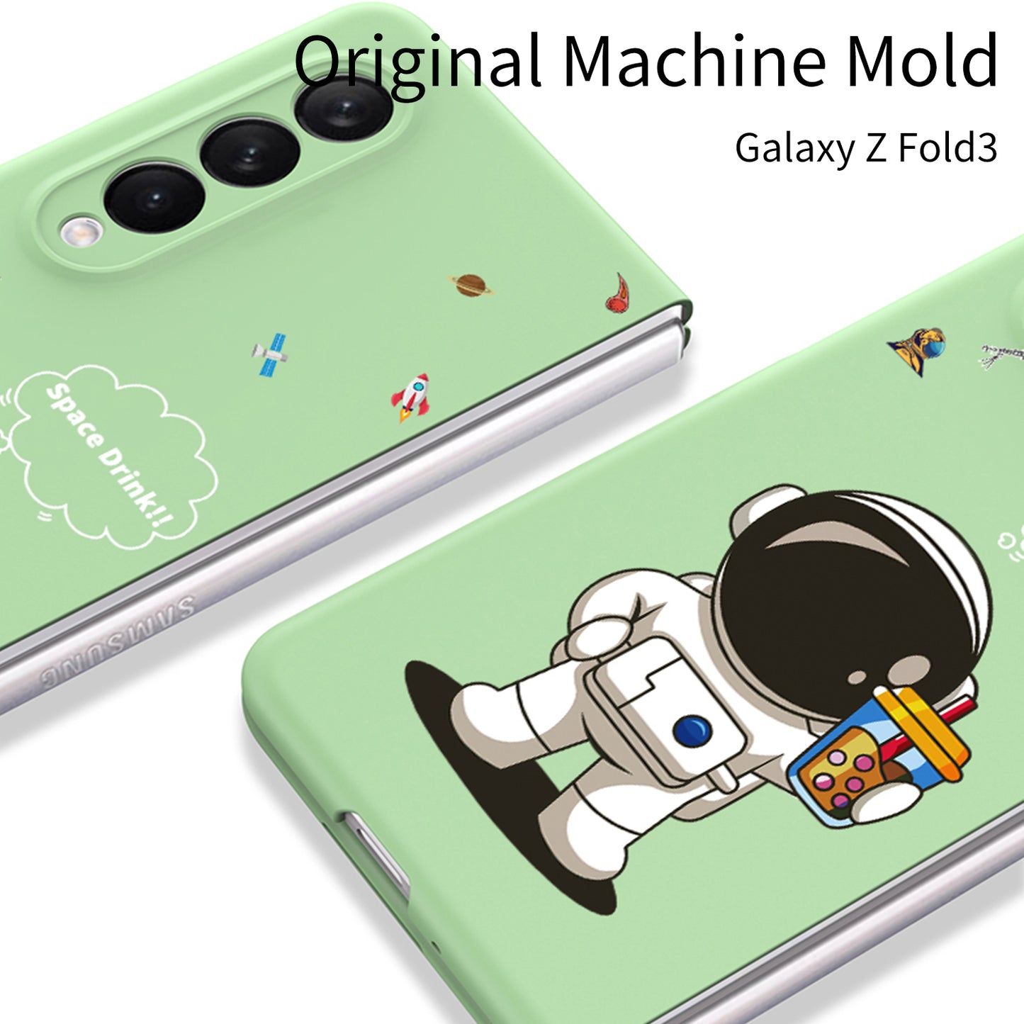 Ultra-Thin Pattern Case For Samsung Galaxy Z Fold 3 5G Case Matte Hard Plastic Protection Case For Galaxy Z Fold3 5G Cover