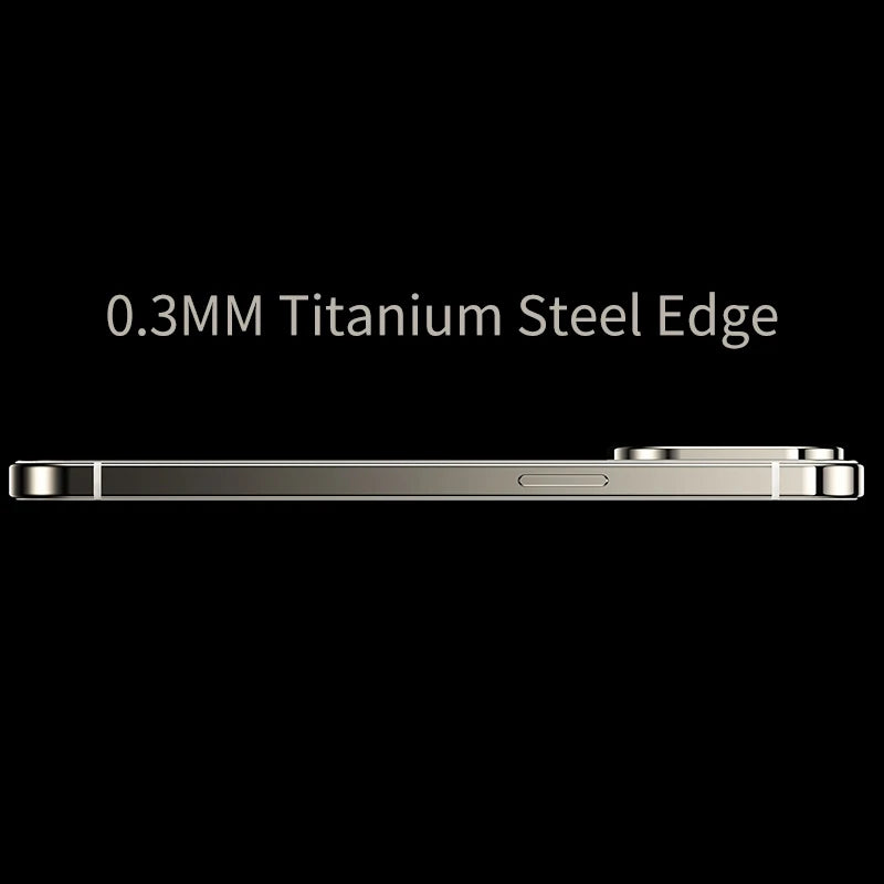 Stainless Steel  Ultra-thin Titanium Metal Phone Case For Iphone 15 14 Pro Max
