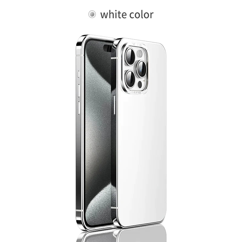Stainless Steel  Ultra-thin Titanium Metal Phone Case For Iphone 15 14 Pro Max