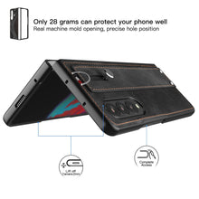 Load image into Gallery viewer, Samsung Galaxy Z Fold 3 5G Case Slim Lightweight Genuine Leather Hand Strap Protective Shockproof Cover
