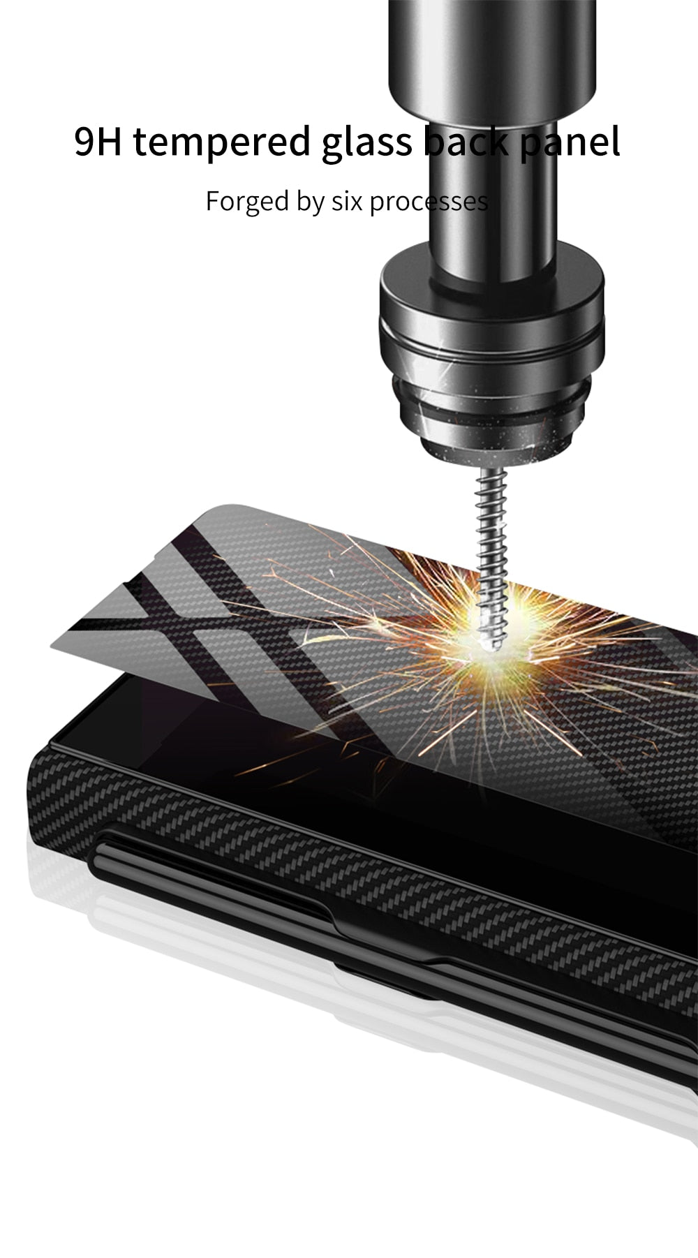 Samsung Galaxy Z Fold 3 Case With S Pen Holder Slot Leather and Tempered Glass Flip Stand Cover For Galaxy Z Fold 3