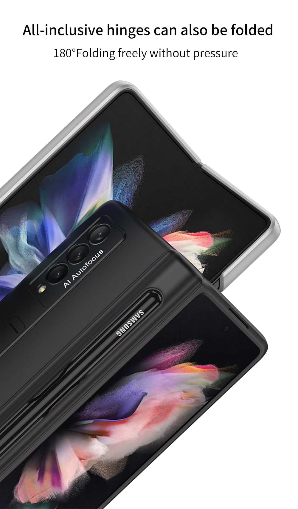 Magnetic All-inclusive Protection Case Cover For Samsung Galaxy Z Fold 3 5G