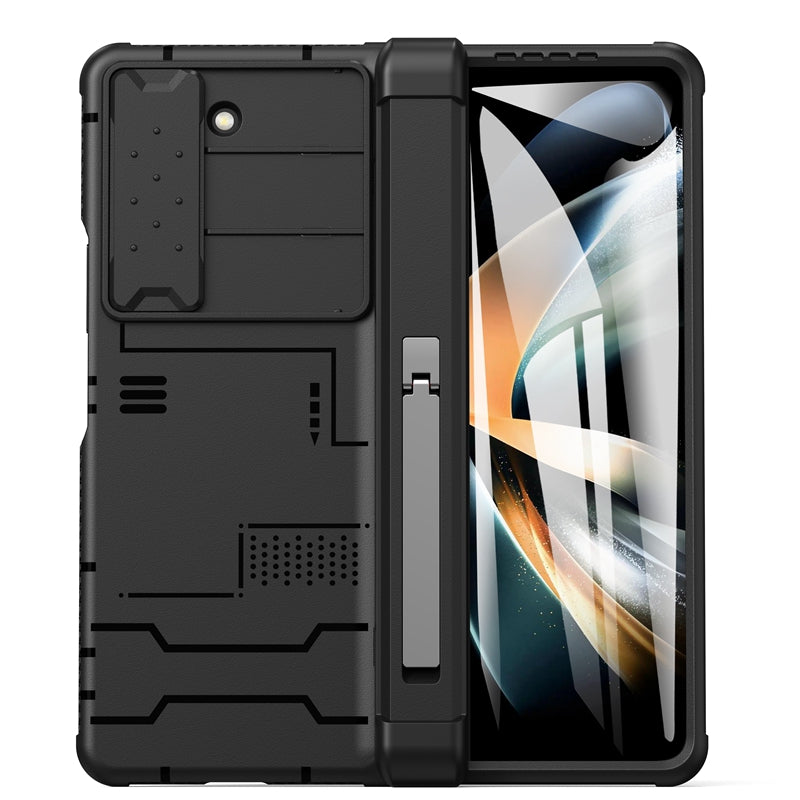 Shockproof Camera Protective Hard PC Cover with Bracket Kickstand Phone Case For Samsung Galaxy Z Fold 5 5G