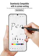 Carregar imagem no visualizador da galeria, Transparent TPU Clear PC Shockproof Hard Cell Phone Case with Pen For Samsung S23 S24 Ultra S23 S24 Plus
