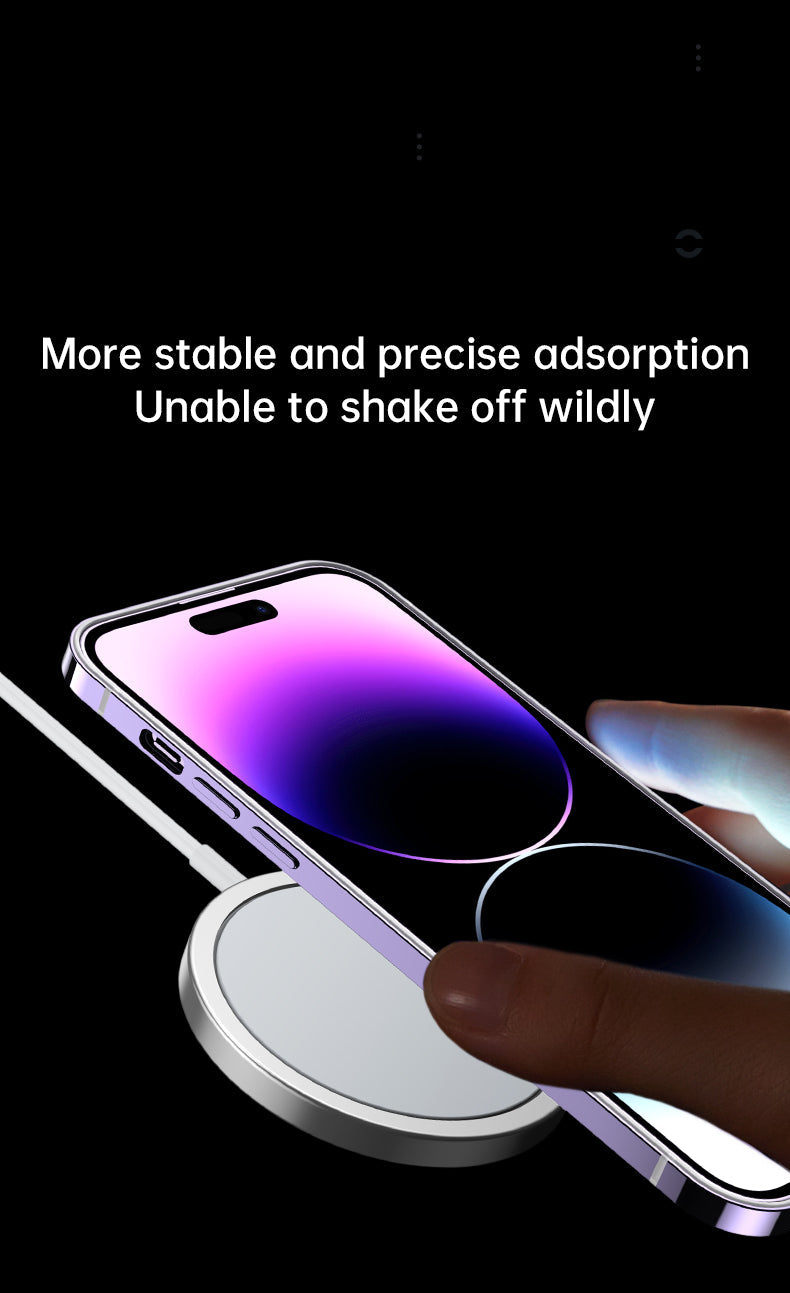 Magnet Magnetic Case Wireless Charge For IPhone 14 Pro Max Case 14  TPU Cover Shockproof Metal Frame Phone Case