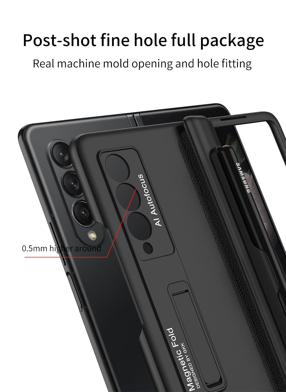 Magnetic All-inclusive Protection Case Cover For Samsung Galaxy Z Fold 3 5G