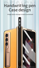 Charger l&#39;image dans la galerie, Samsung Galaxy Z Fold 4 3 2 5G Case With 2PCS Hinge Pen Slot and Capacitive Pen
