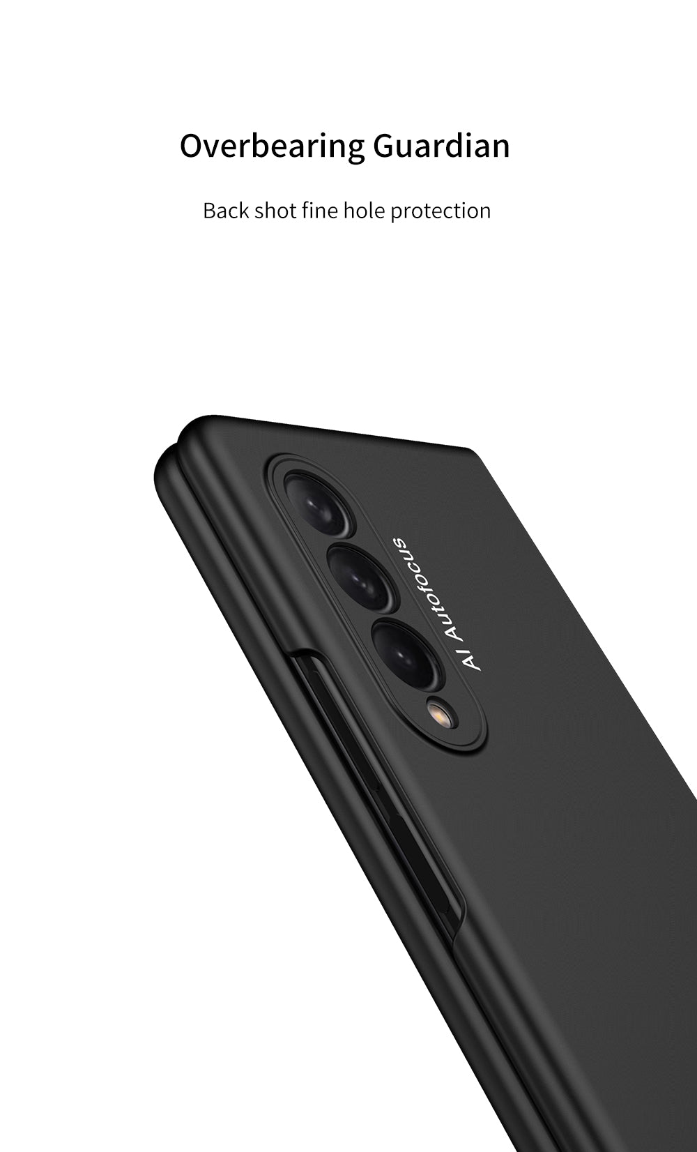 Samsung Galaxy Z Fold 3 5G Ultra-Thin Anti-knock Hard Matte Outer Screen Glass Case For Samsung Z Fold 3 5G Cover