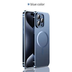 Stainless Steel  Ultra-thin Titanium Metal Phone Case For Iphone 15 14 Pro Max