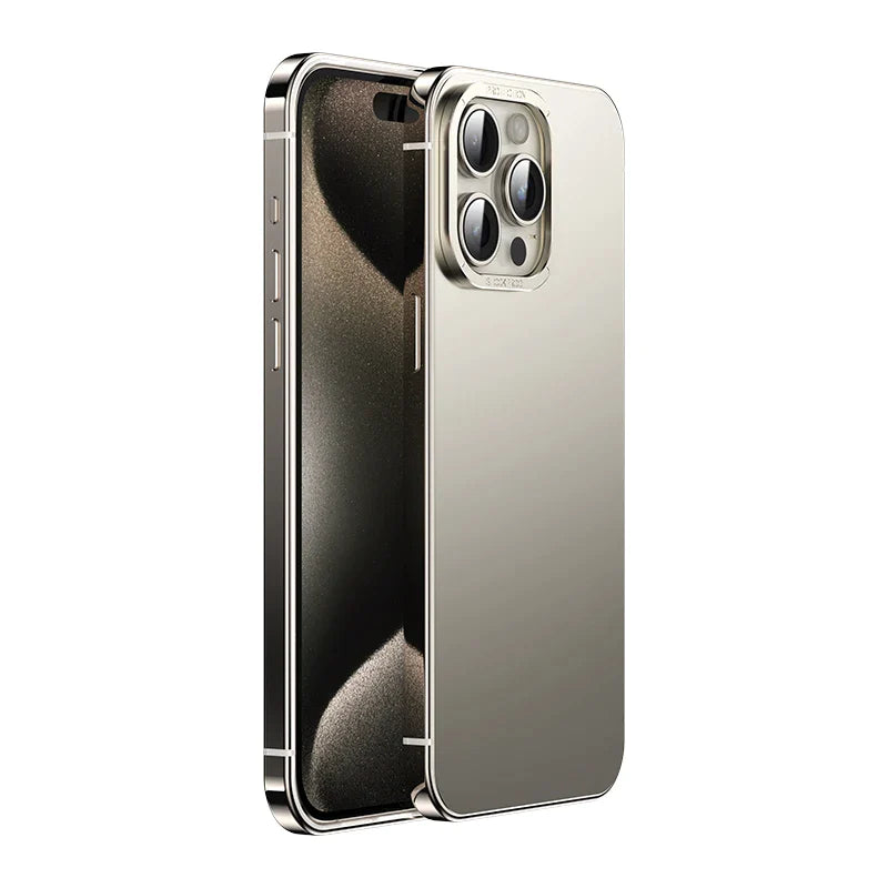 Stainless Steel  Ultra-thin Titanium Metal Phone Case For Iphone 15 14 Pro Max