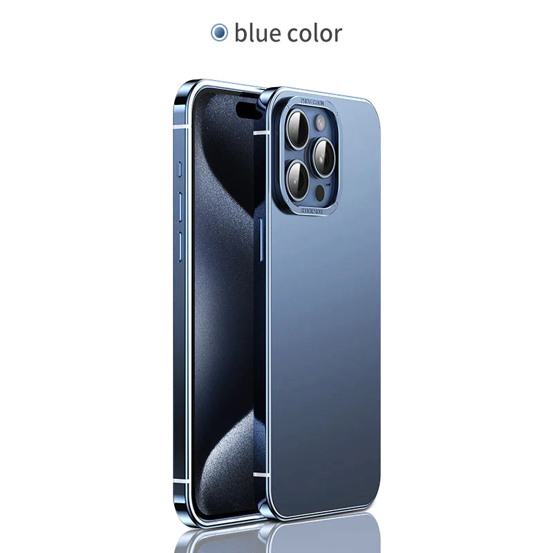 Stainless Steel  Ultra-thin Titanium Metal Phone Case For Iphone 15 14 Pro Max