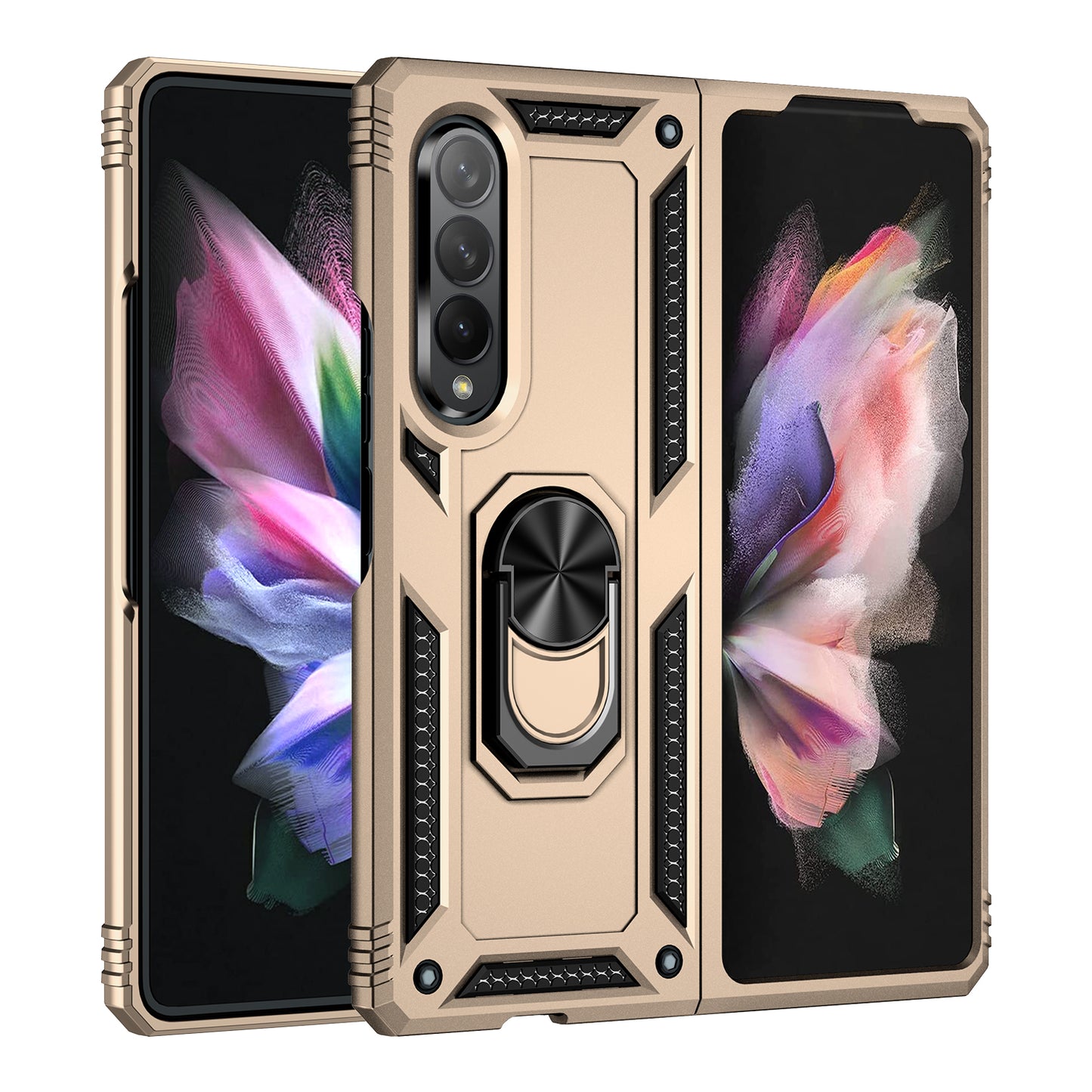 Shock Proof Stand Phone Case for Samsung Galaxy Z Fold 3 5G Fold 3 Cases