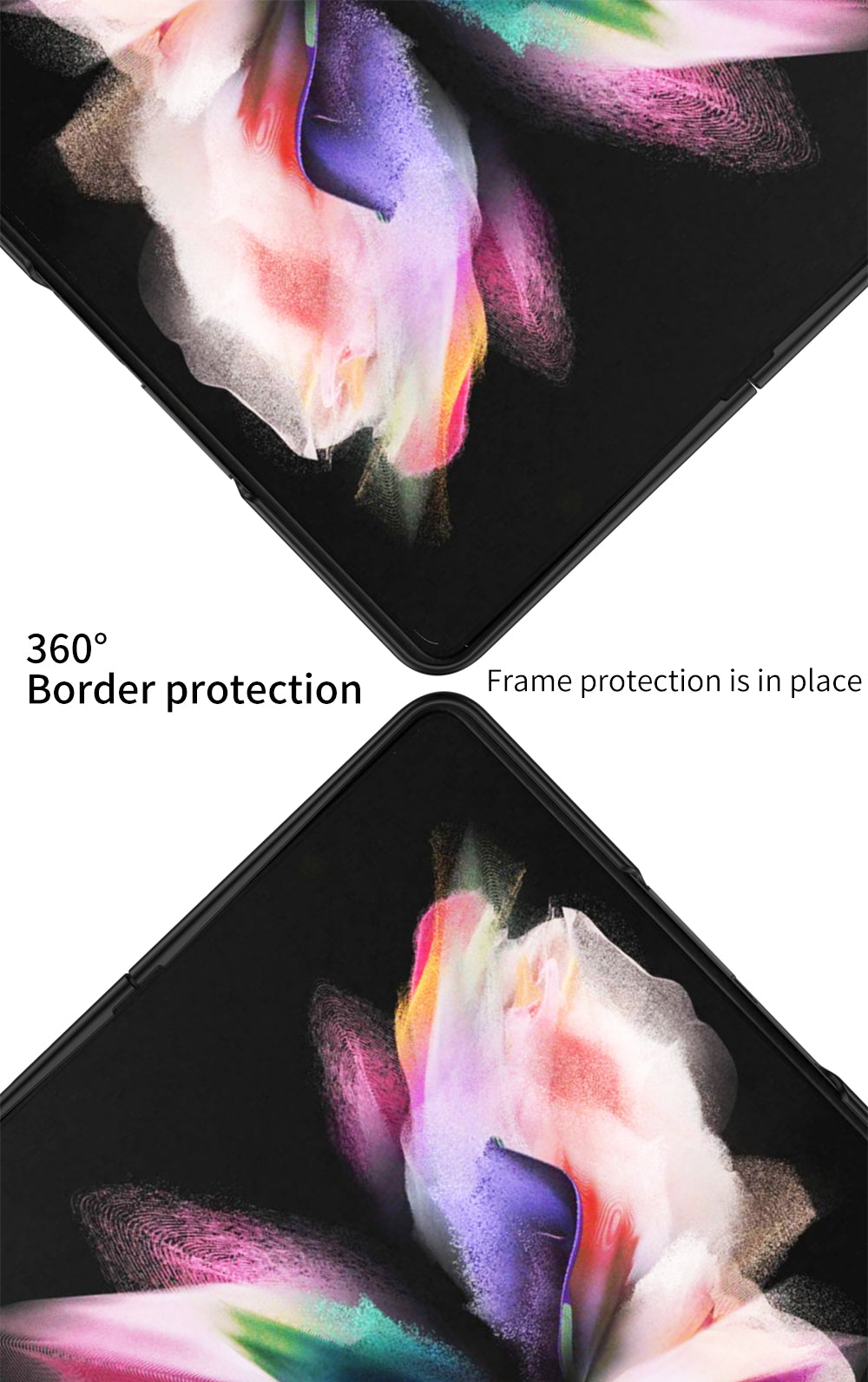 Samsung Galaxy Z Fold 3 5G Ultra-Thin Anti-knock Hard Matte Outer Screen Glass Case For Samsung Z Fold 3 5G Cover