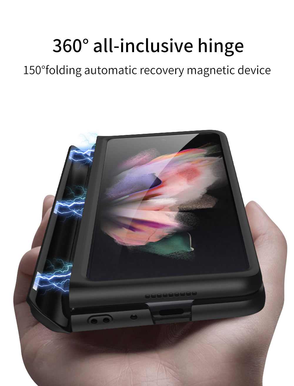 Magnetic All-inclusive Protection Case Cover For Samsung Galaxy Z Fold 3 5G