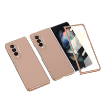 Charger l&#39;image dans la galerie, Samsung Galaxy Z Fold 3 5G Ultra-Thin Anti-knock Hard Matte Outer Screen Glass Case For Samsung Z Fold 3 5G Cover
