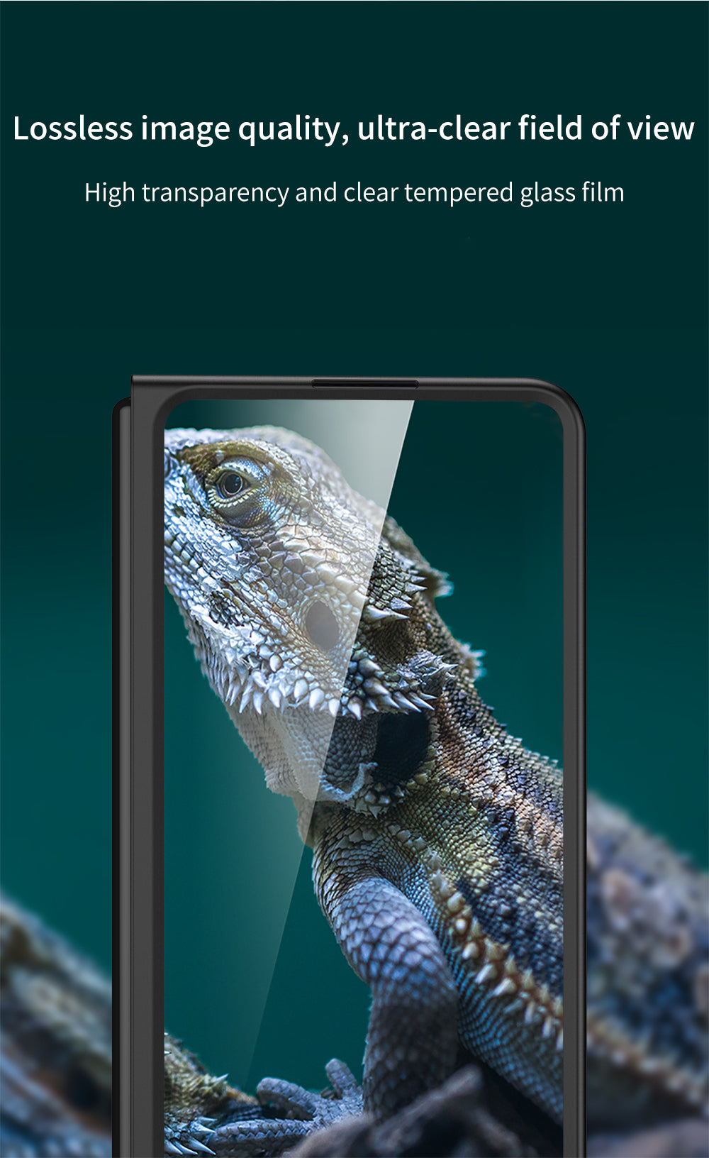 Outer Screen Glass Luggage Design Case For Samsung Galaxy Z Fold 3 5G Anti-knock Plastic Cover For Samsung Z Fold 3 5G Case