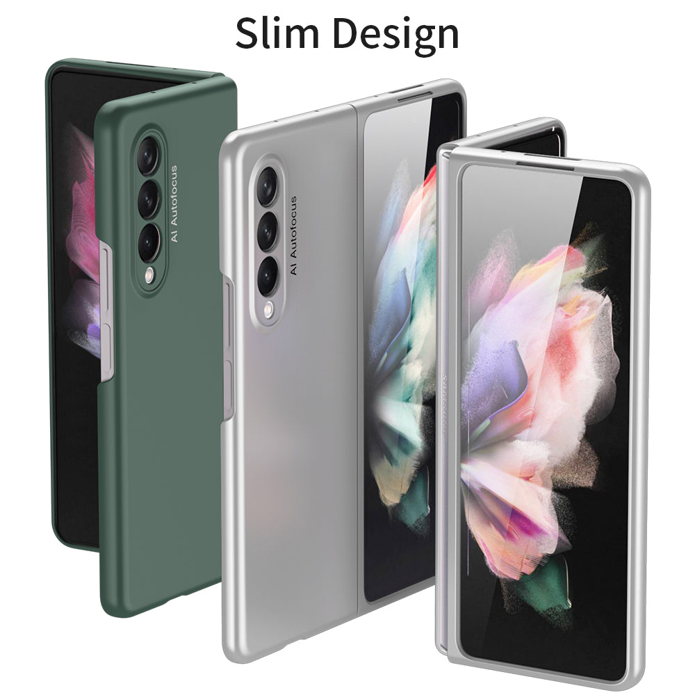 Ultra-thin Case Cover For Samsung Galaxy Z Fold 3 Anti-knock Protection Plastic Matte Hard Cover For Samsung Z Fold3 5G Case