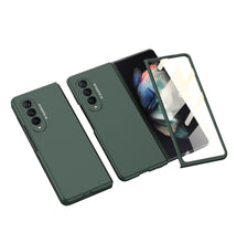 Charger l&#39;image dans la galerie, Samsung Galaxy Z Fold 3 5G Ultra-Thin Anti-knock Hard Matte Outer Screen Glass Case For Samsung Z Fold 3 5G Cover
