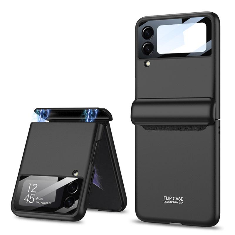 Magnetic Hinge Full Protection Galaxy Flip4 5G Case With Capacitive Pen