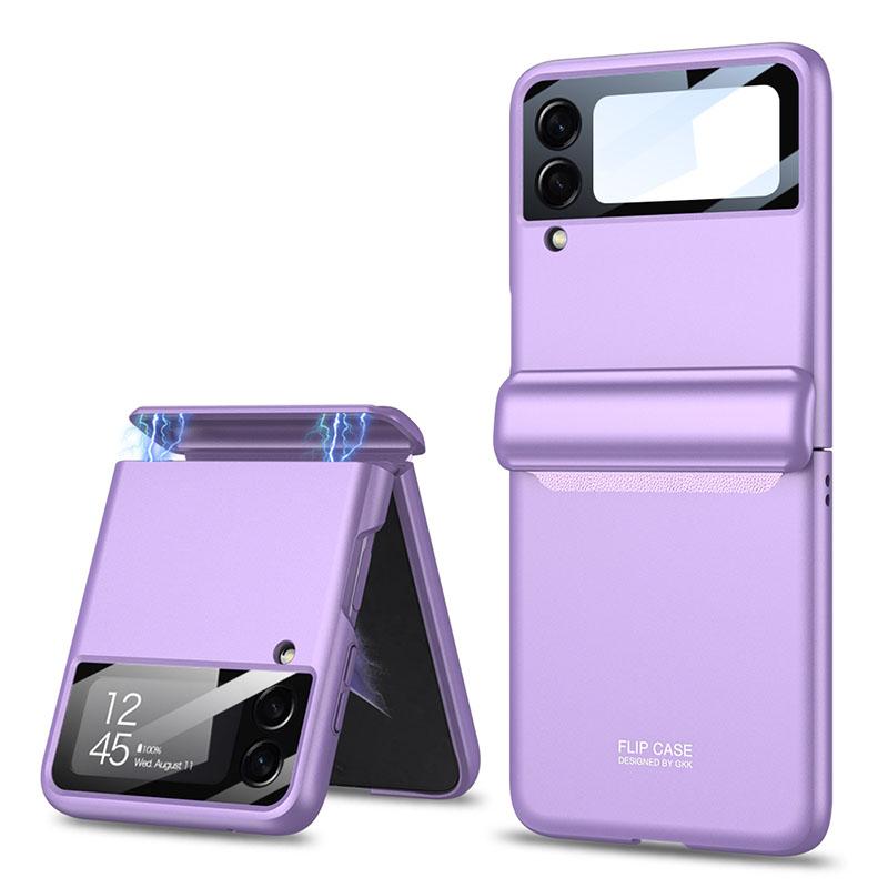 Magnetic Hinge Full Protection Galaxy Flip4 5G Case With Capacitive Pen