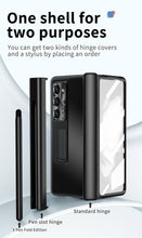 Charger l&#39;image dans la galerie, Samsung Z Fold5/Fold4/Fold3 Aluminum Alloy Case With Hinge Protective case &amp; Pen Slot Free Stylus
