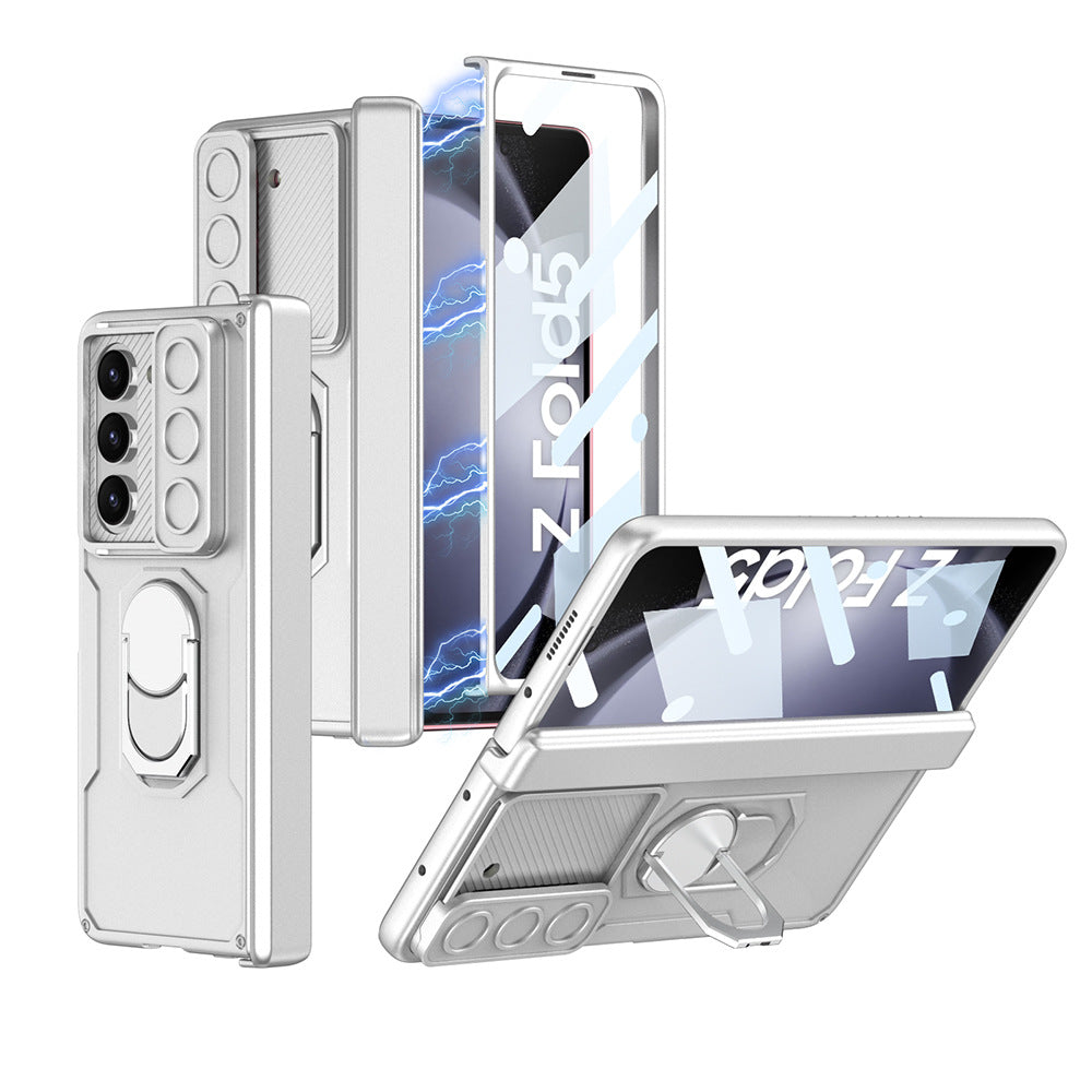 Samsung Z Fold5 Case With Folding Hinge Magnetic Bracket Armor Protective Case