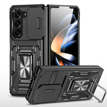 Lade das Bild in den Galerie-Viewer, Samsung Galaxy Z Fold5 Case Armor Heavy Duty Shell Magnetic Car Holder and Lens Slide(Pre-sell)
