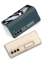 Cargar imagen en el visor de la galería, Leather Samsung Galaxy Z Fold5 Case With Film Kickstand
