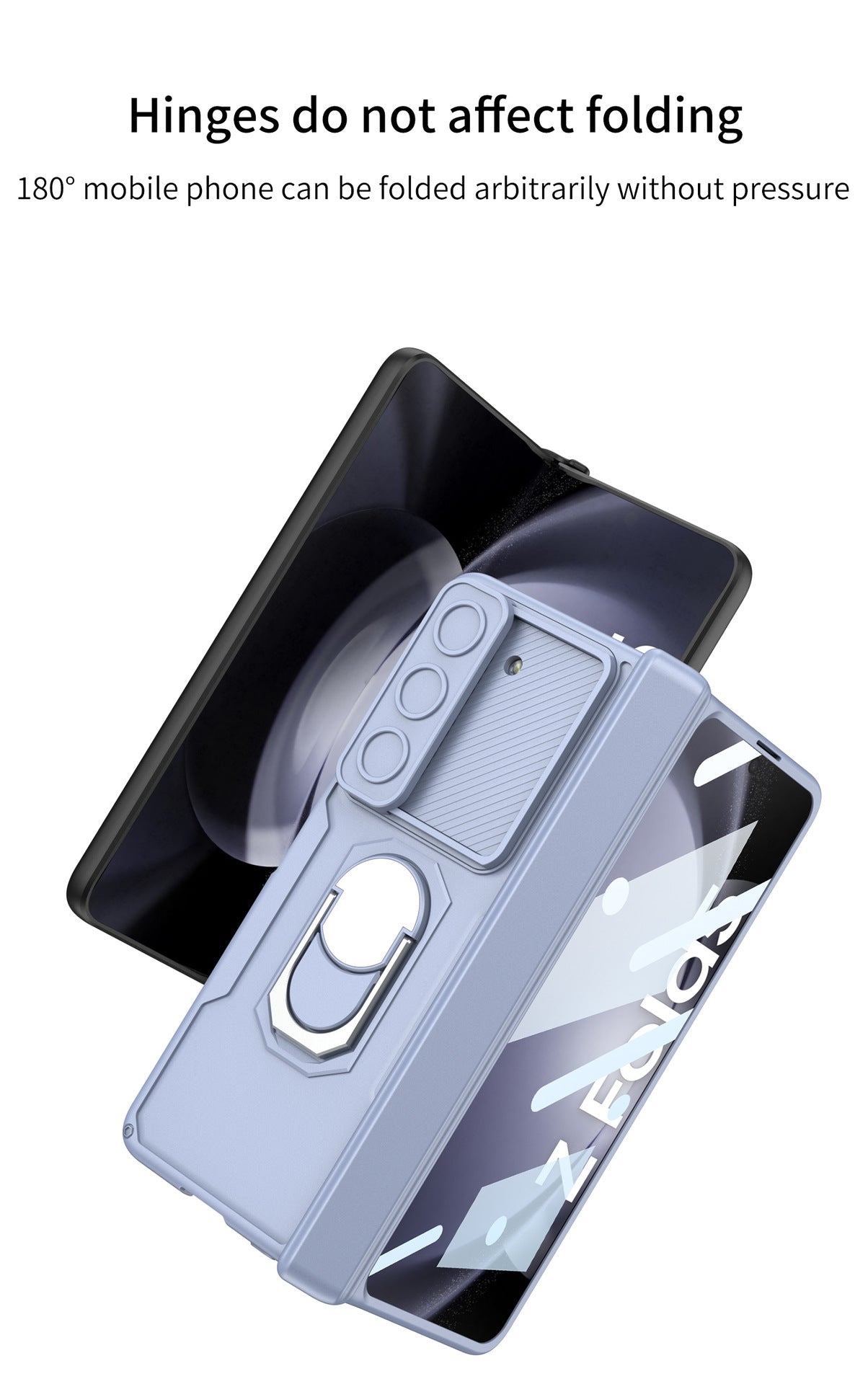 Samsung Z Fold5 Case With Folding Hinge Magnetic Bracket Armor Protective Case