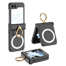 Load image into Gallery viewer, Magnetic Samsung Z Flip5 Case With Ring Wireless Charging Protective All-inclusive Shell
