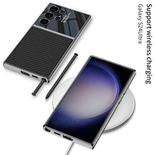 Lade das Bild in den Galerie-Viewer, S24U Cross-Border Phone Case with Carbon Fiber Texture for S24 Ultra S24 Series
