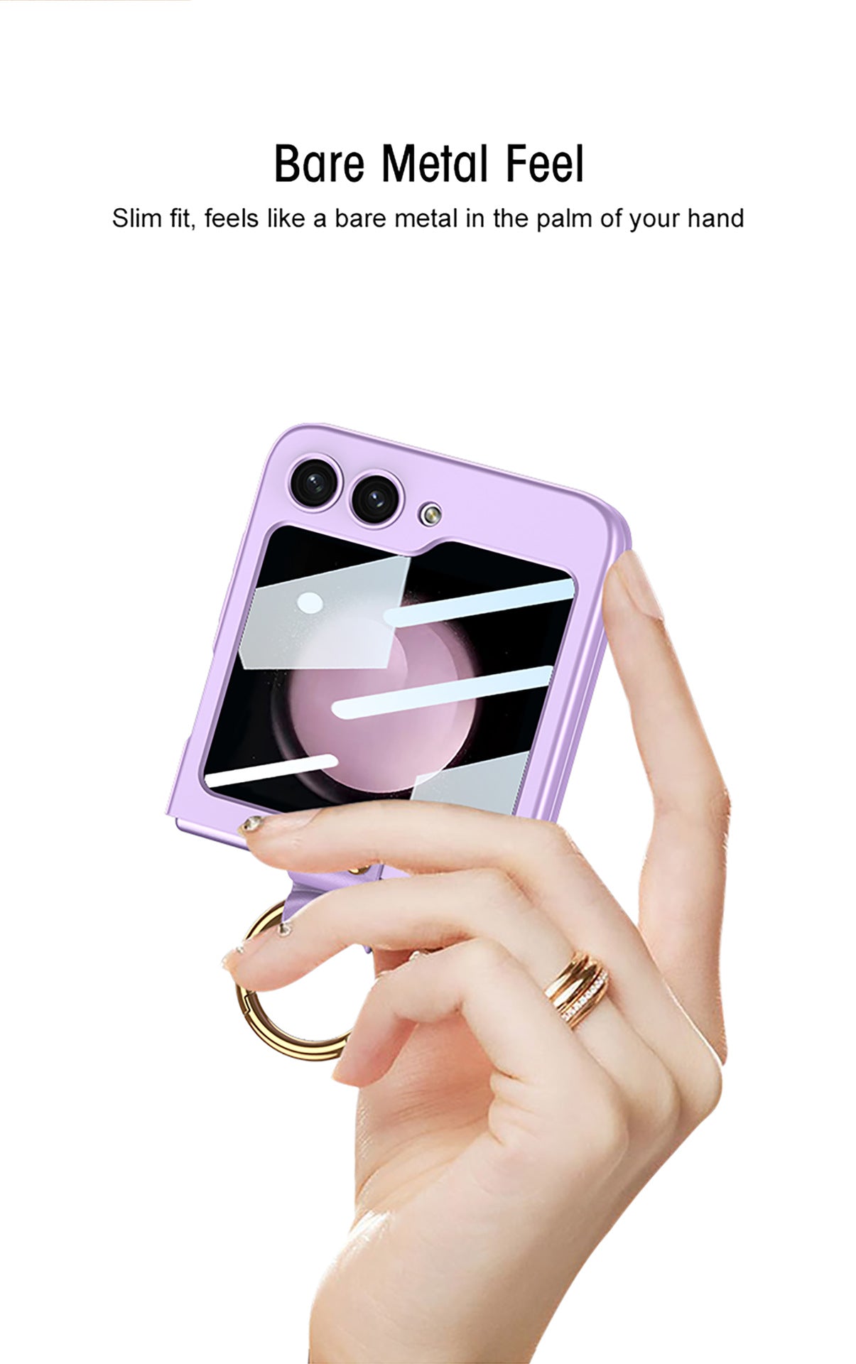 Ultra-thin Delicate Strap Samsung Flip5 Phone Case Bracket Case