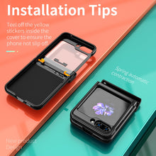 Cargar imagen en el visor de la galería, Samsung Z Flip 5 Phone Case with Tempered Glass Film Magnetic Hinge Protection
