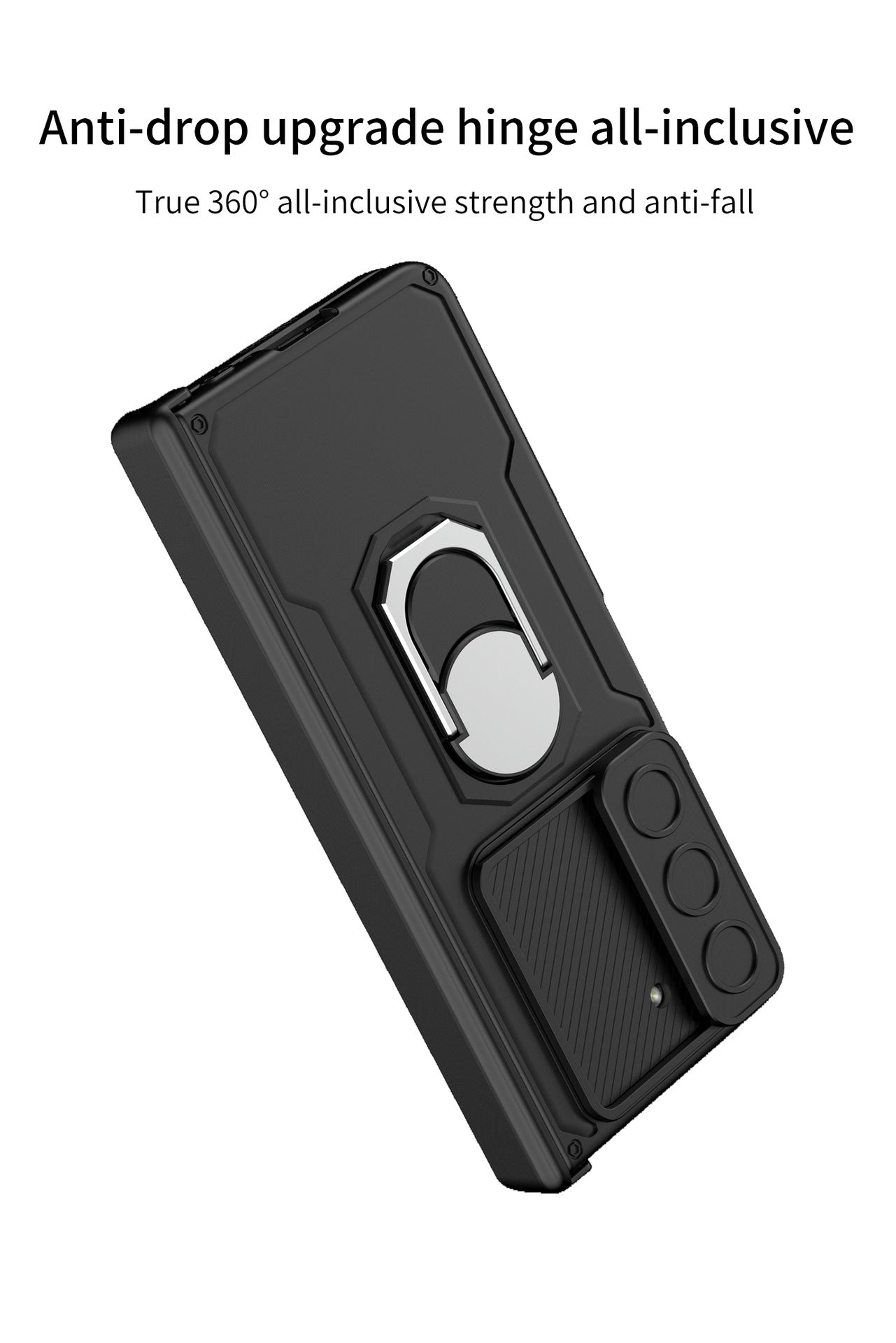 Samsung Z Fold5 Case With Folding Hinge Magnetic Bracket Armor Protective Case