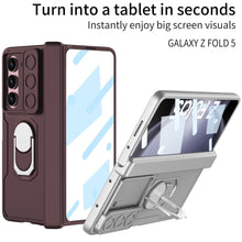 Carregar imagem no visualizador da galeria, Samsung Z Fold5 Case With Folding Hinge Magnetic Bracket Armor Protective Case
