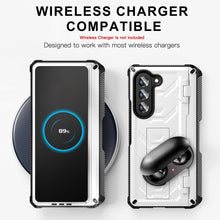 Carregar imagem no visualizador da galeria, Mecha Style Galaxy Z Fold5 Ccase with Invisible Bracket &amp; Pen Slot
