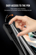 Cargar imagen en el visor de la galería, Ultra Strong Drop Prevention Case For Samsung Galaxy Z Fold5 With Bracket and Front Film Free Stylus
