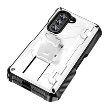 Carregar imagem no visualizador da galeria, Mecha Style Galaxy Z Fold5 Ccase with Invisible Bracket &amp; Pen Slot
