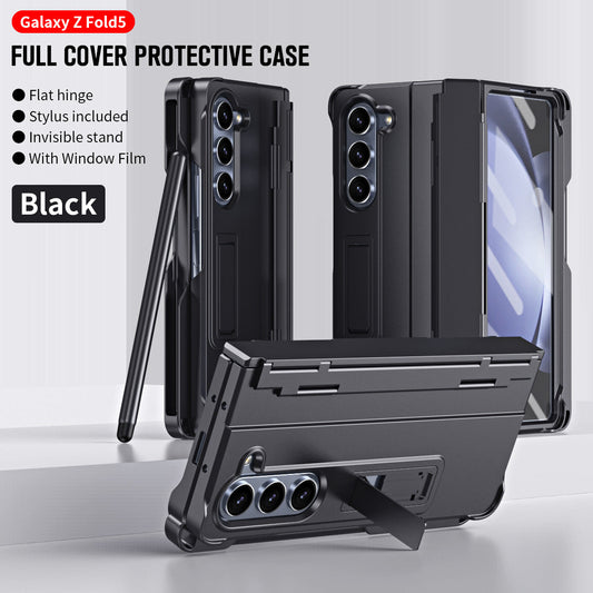 All-inclusive Galaxy Z Fold5 Case with Free Stylus & Front Film & Side Pen Slot