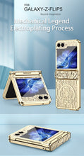 Load image into Gallery viewer, Luxury Electroplated Samsung Flip5 5G Case All-inclusive Drop-proof Protective Case
