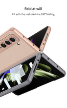 Load image into Gallery viewer, Leather Samsung Galaxy Z Fold5 Case With Film Kickstand
