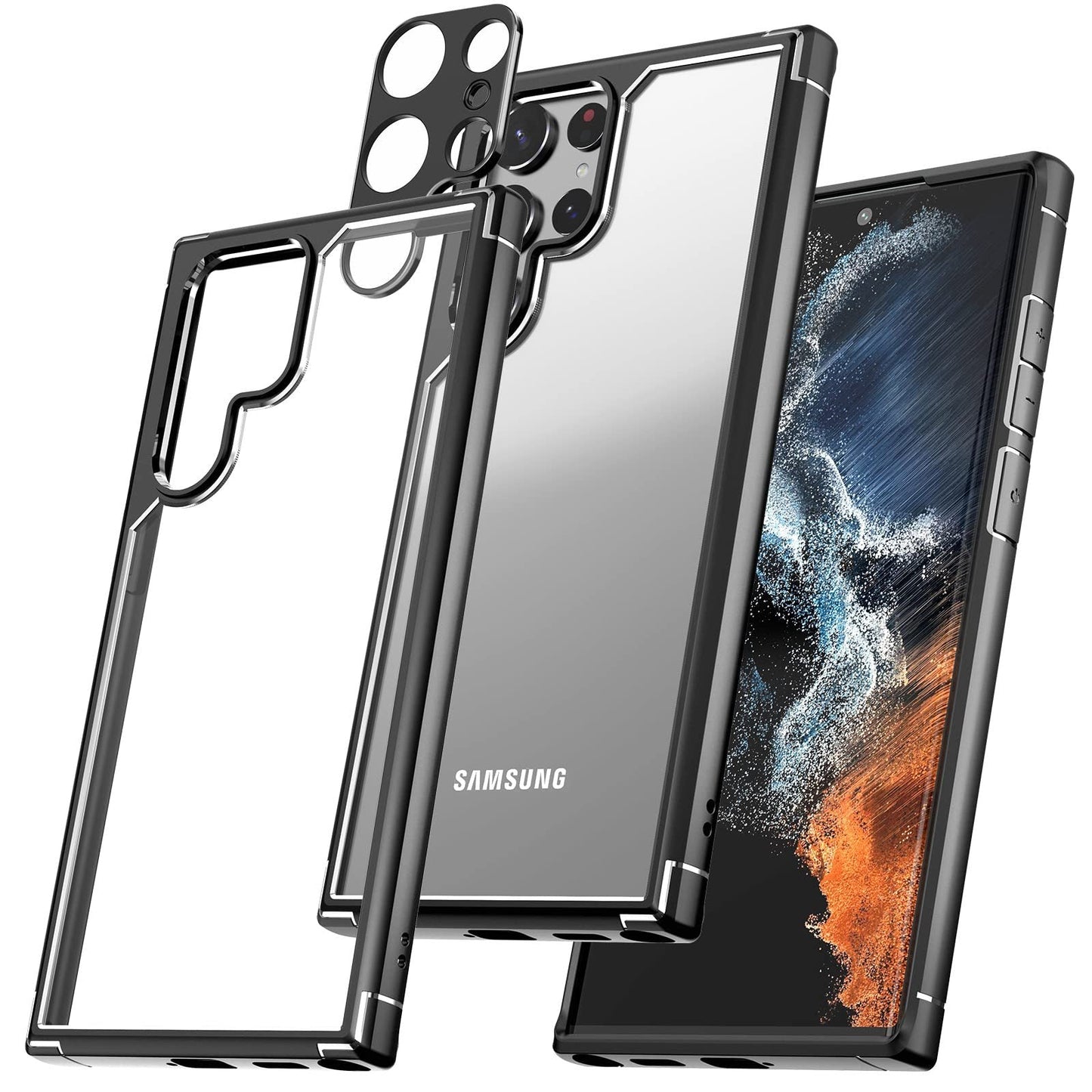 S23Ultra S23 Series Phone Case / Screen Protector / Lens Film set