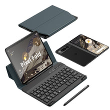 Cargar imagen en el visor de la galería, Google Pixel Fold Keyboard Holster Case WIth Pen Slot Stylus
