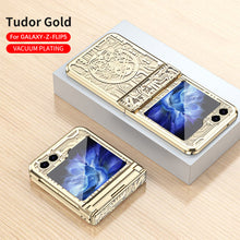 Lade das Bild in den Galerie-Viewer, Luxury Electroplated Samsung Flip5 5G Case All-inclusive Drop-proof Protective Case
