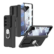 Carregar imagem no visualizador da galeria, Samsung Z Fold5 Case With Folding Hinge Magnetic Bracket Armor Protective Case
