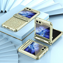 Carregar imagem no visualizador da galeria, Luxury Electroplated Samsung Flip5 5G Case All-inclusive Drop-proof Protective Case
