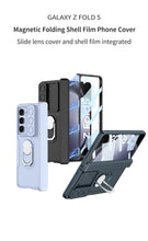 Cargar imagen en el visor de la galería, Samsung Z Fold5 Case With Folding Hinge Magnetic Bracket Armor Protective Case
