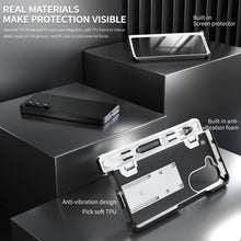 Lade das Bild in den Galerie-Viewer, Mecha Style Galaxy Z Fold5 Ccase with Invisible Bracket &amp; Pen Slot
