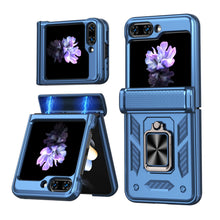 Carregar imagem no visualizador da galeria, Samsung Z Flip 5 Phone Case with Tempered Glass Film Magnetic Hinge Protection
